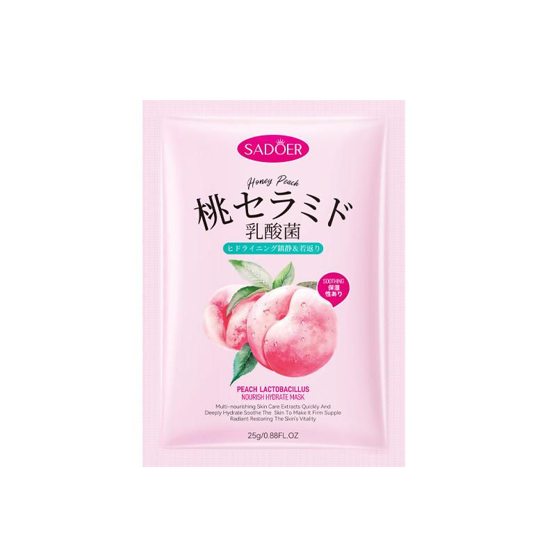 SADOER Peach Lactobacillus Hydrating Moisturizing Mask