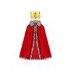 Halloween King Cape Costume Adult Children Masquerade Costume Shawl Christmas Cape Cape