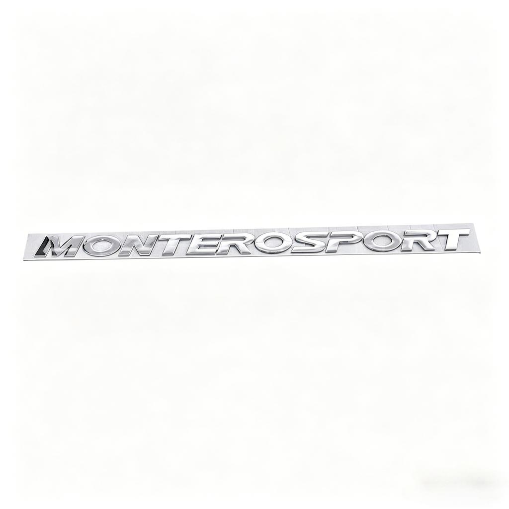 MONTERO SPORT Logo Hood Badge Label Car Stickers for Mitsubishi Montero 3D Logo Front Head Rear Trunk Refit Decals Accessories