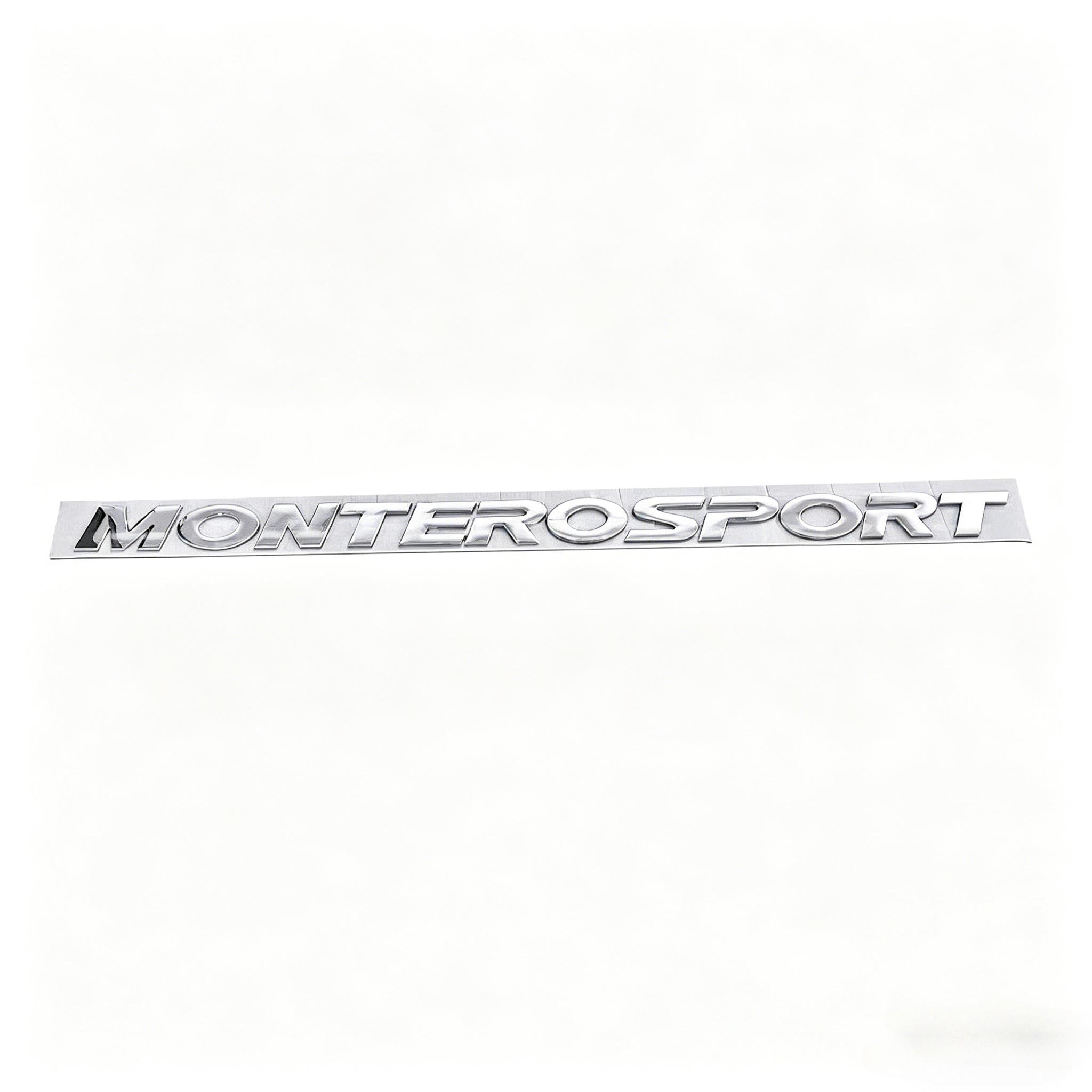 

MONTERO SPORT logo hood badge label car stickers for Mitsubishi Montero 3D logo front head rear trunk refit decals accessories
