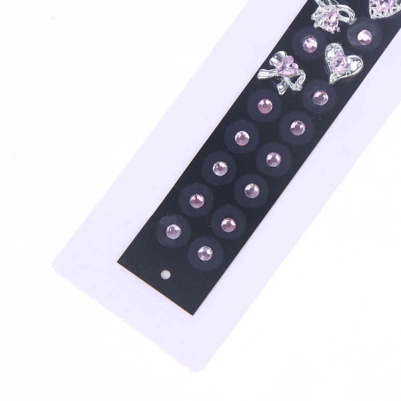 20Pcs/Sheet  Heart Bow  Ear Point Stickers Ear Pressure Stick Acupuncture Auricular Ear Stickers Massage