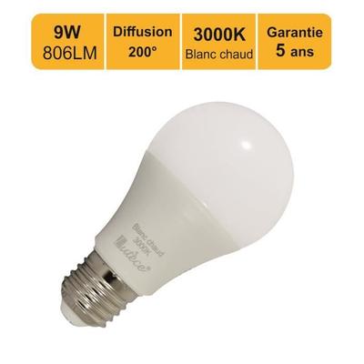 LED Bulb - ARCOTEC - E27 9W 806Lm 3000K - 5-year Warranty
