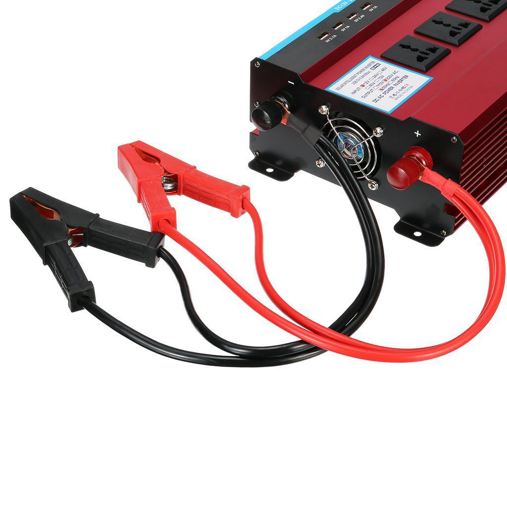10000W LED Display Car Inverter Power Inverter Peak Auto 4 USB Port Converter Transformer Modified Sine Wave