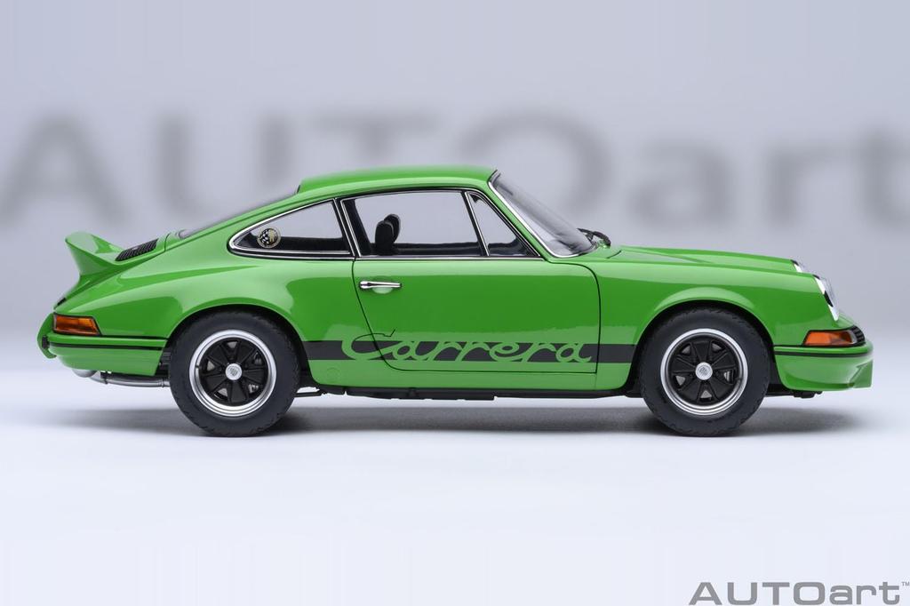 AUTOart Scale Porsche 911 Carrera RS Finished Product 78034 1/18 2.7 (Viper Green/Black Stripes)