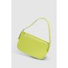 Women's Neon Green Buckle Adjustable Strap Baguette Bag 208