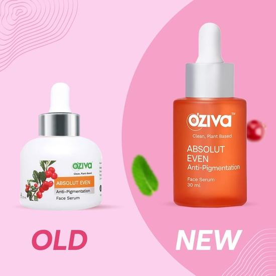 OZiva Absolut Even Anti-Pigmentation Face Serum (with Phyto Niacinamide, Phyto Alpha Arbutin, Aloe Vera & Rosemary) for Hyperpigmentation