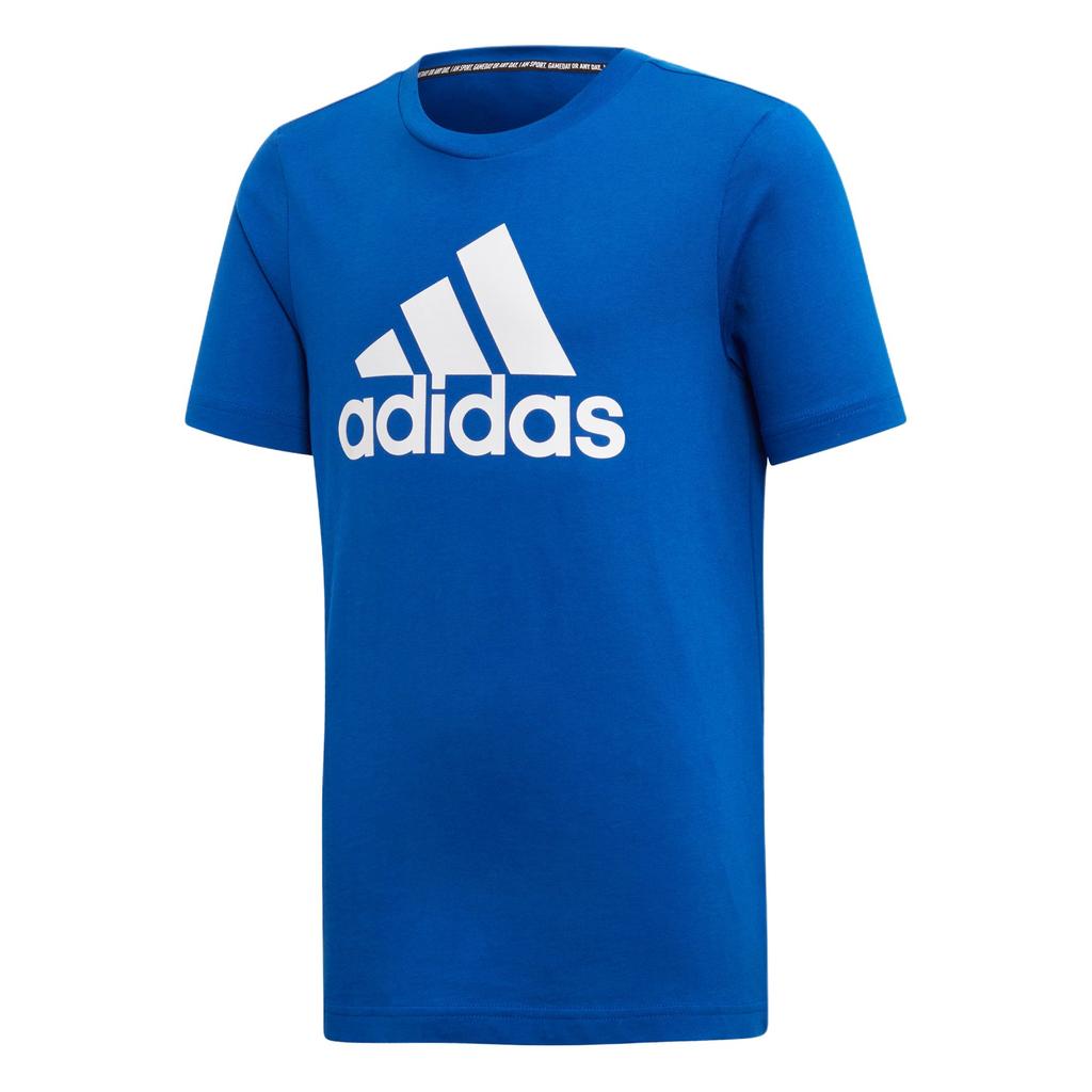 Adidas T Shirt Blue White Children Aged 3 7 Years Old ED6491