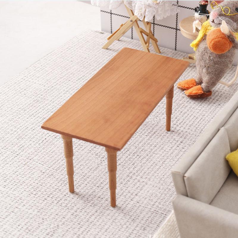 1/12 Dollhouse Simulation Miniature Dining Table Model Doll Home Bar Table Furniture Decor Toy Dolls House Micro Scene Decor