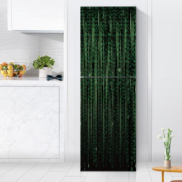 

Наклейки с розами на холодильник, обои для кухни, виниловый плакат, наклейка на холодильник, домашний декор, спальня, новогоднее украшение 60x180cm(1 pcs)