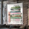 Stacked book pattern Digital printing polyester wall tapestry suitable for use in living rooms bedrooms offices bars and party