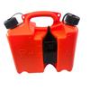 5L Heavy Duty Fuel & Bar Oil Combi Can With Convenient Nozzle Design