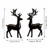 Sitting/Standing Position Deer Desktop Ornament Creative Christmas Deer Statue  Office Desktop
