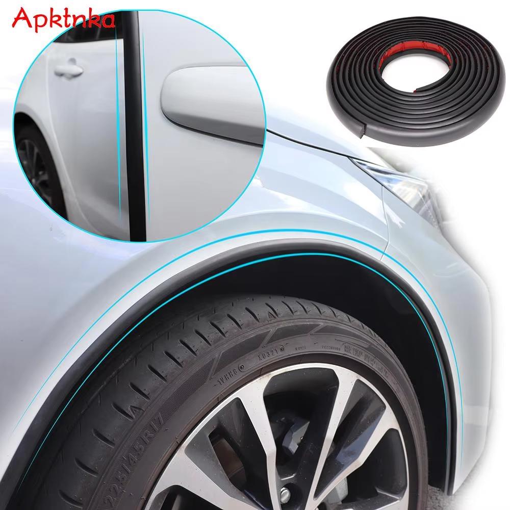 300cm Universal Car Rubber Mud Flaps Splash Guard Fender Flare Extension Wheel Eyebrow Trim Protector Door Lip Seal Strip Cover Interior Mirrors 6