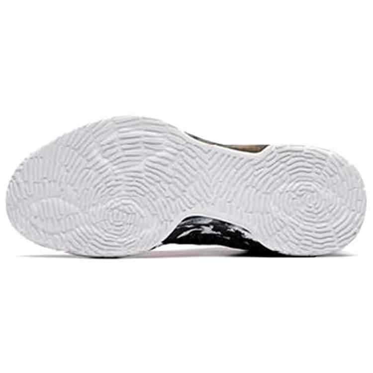 Anta KT4 KT Cushioning Slip Resistant Low top Basketball Shoes Men's Black White 11921601-3