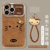 Cat Bow Doll Lanyard Suitable for Apple 11 Mobile Phone Case Iphone11 Bracket 11 Large Window 11 Silicone