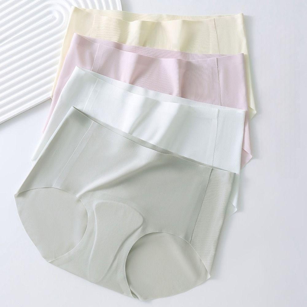 

Seamless Anti Embarrassment Briefs Sponge Crotch Pad Sports Yoga Panties Fitness XL чорний