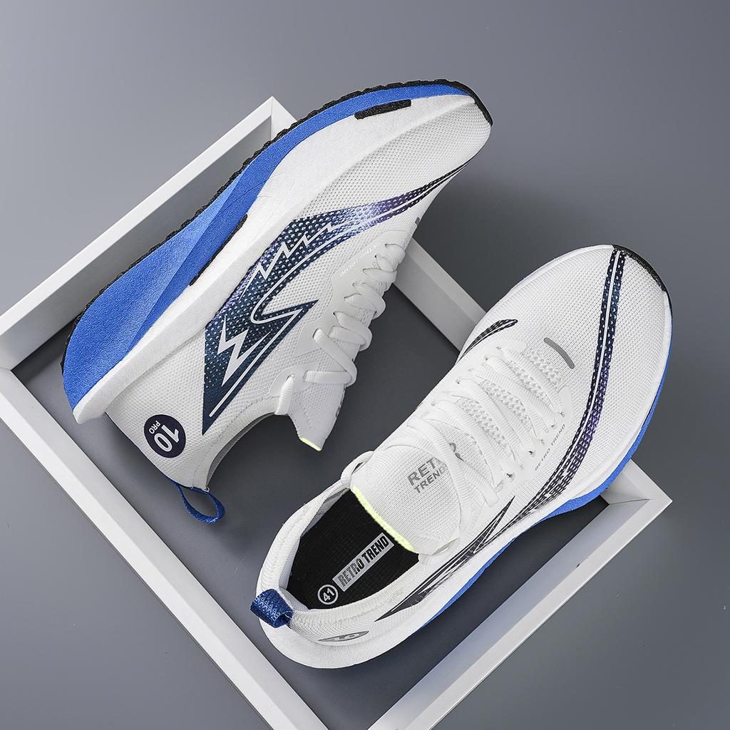 Men Sports Speciality Running Shoes Carbon Board Marathon Breathable Lightweight Women'S Comfortable Athletic Nonskid Sneakers