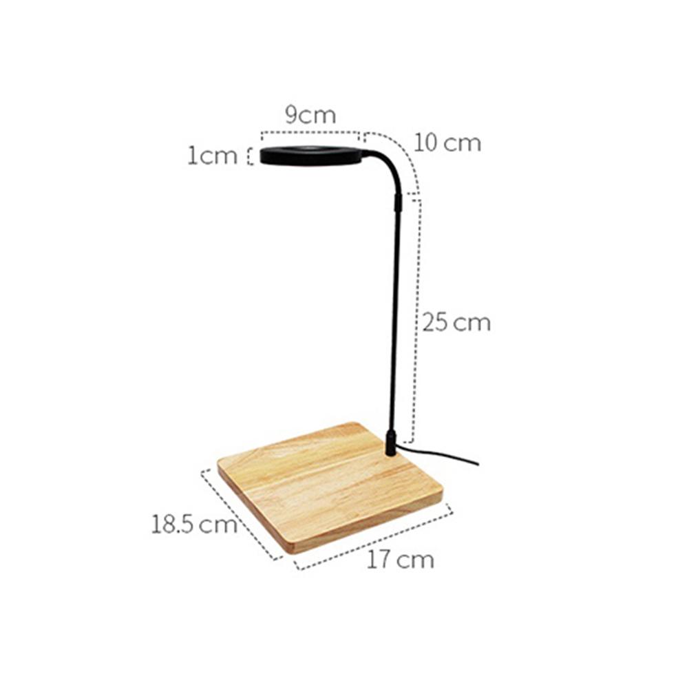 10W Dimmable LED Aquarium Light with Timer and USB Plug, 3000K Warm White 6000K Cold White Fish Tank Plant Grow Lamp with Base