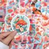 10/50pcs Cute Koi Fish Stickers Goldfish Graffiti Stickers for DIY Luggage Laptop Skateboard Motorcycle Bicycle Sticker