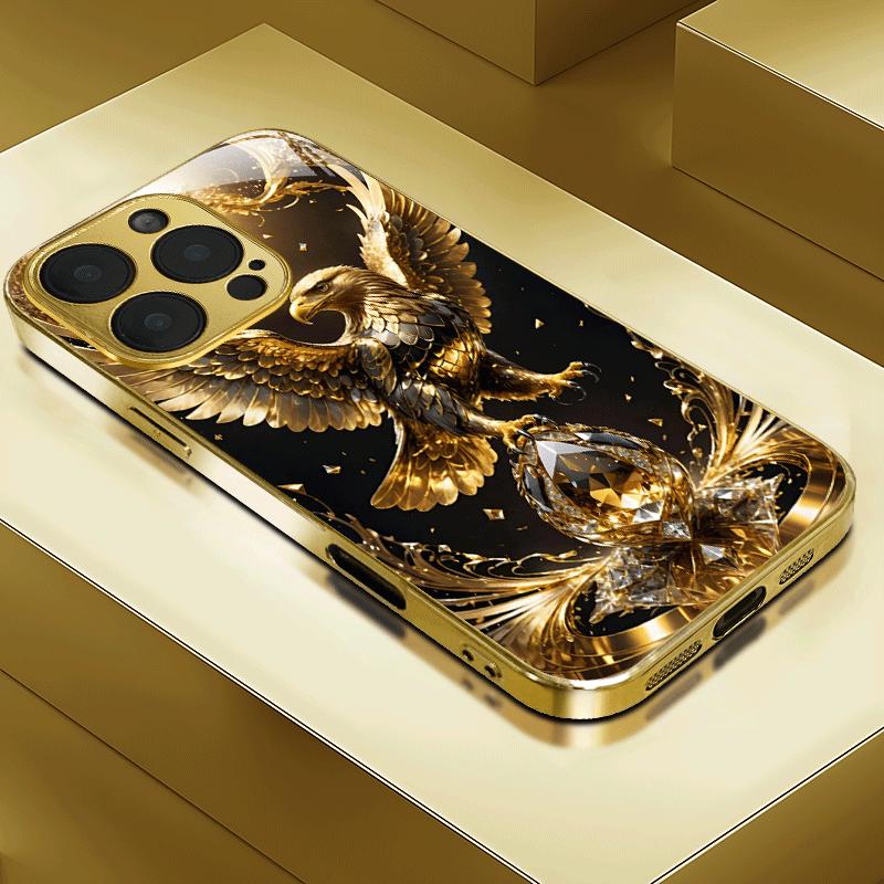 

Гальванізований скляний чохол для телефону, підходить для iphone 17, 16, 15, 14, 13, 12, 11pm Pro Plus та інших моделей телефонів. iPhone 15 Pro
