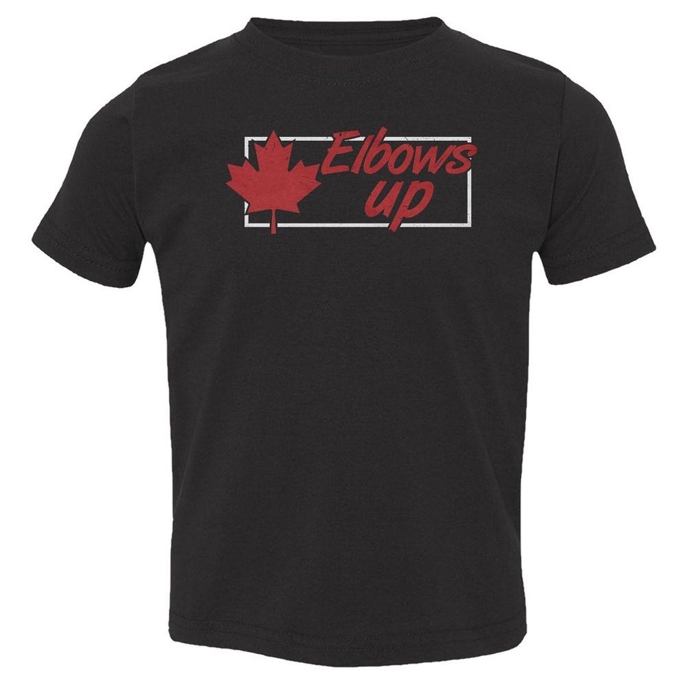 Canada Day - Elbows Up Canada Maple Leaf Toddler T-Shirt Unisex T-Shirt S
