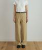 Lingseoul Cotton Fatigue Pants-Beige