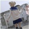 My Hero Academia Costume Cosplay Anime Cosplay Boku No Hero Academia Himiko Toga JK Uniforme Donna Abiti alla marinara con maglioni