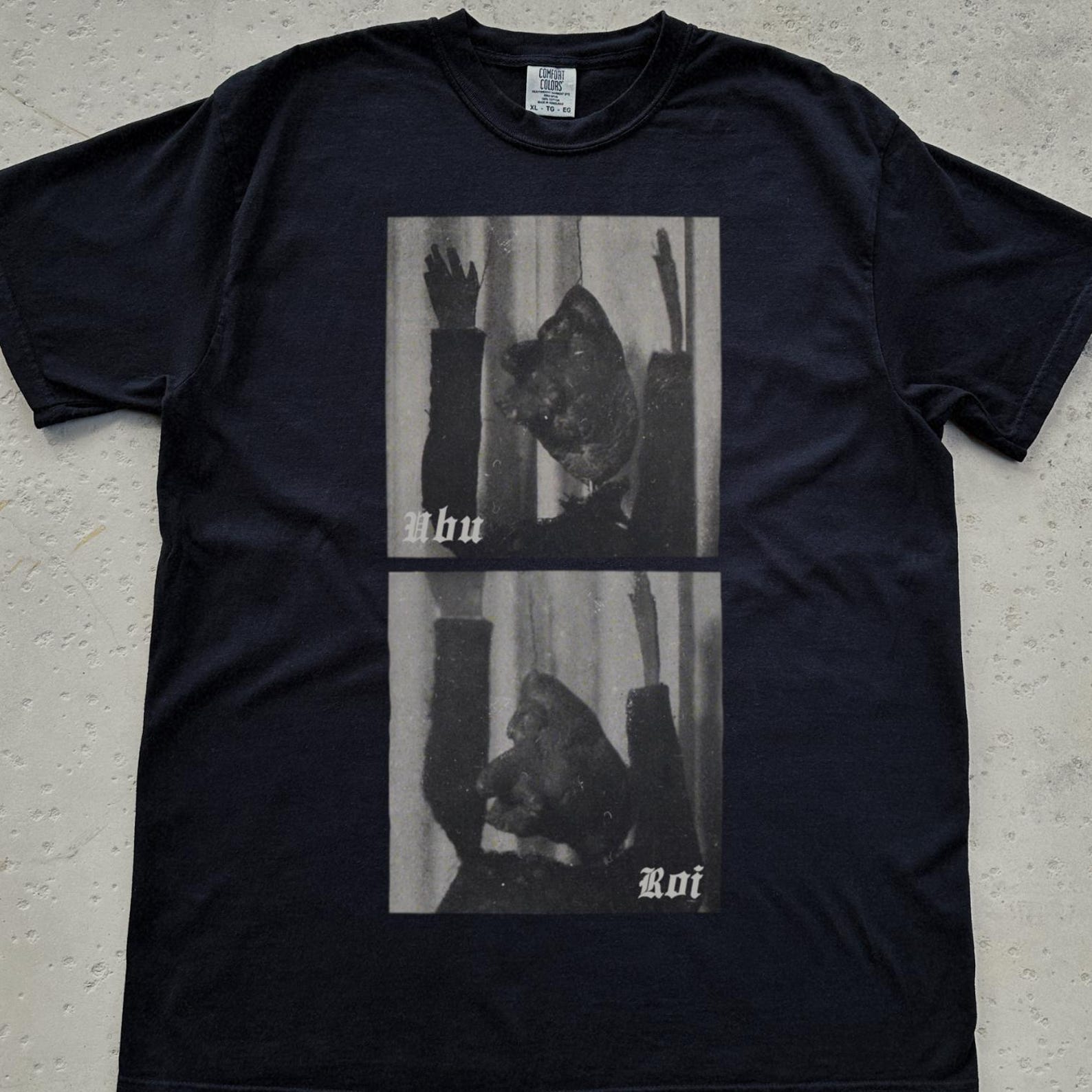 Ubu Roi Shirt |  Pataphysics Marionette Folio, Alfred Jarry, French Theatre S