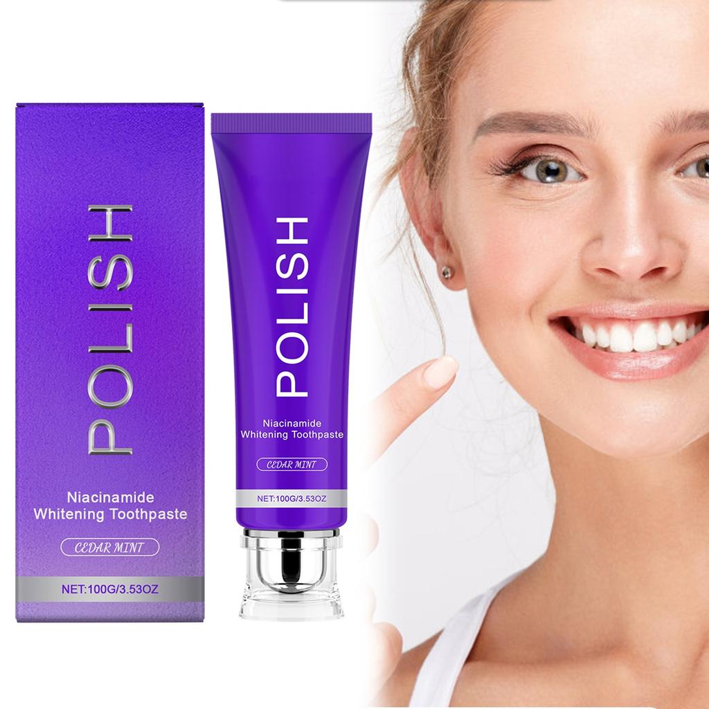 Aufhellende und Mundgeruch bekämpfende Zahnpasta, Whitening-Zahnpasta, Sicher, Zahnverfärbungen, Zahnstein, Frischer Atem, Karies vorbeugen,