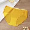 Summer Ultra-thin Ice Silk Seamless Women's Underwear Waist Waist and Hip Pants Antibacterial Pure Cotton Breathable Quick Drying Panties