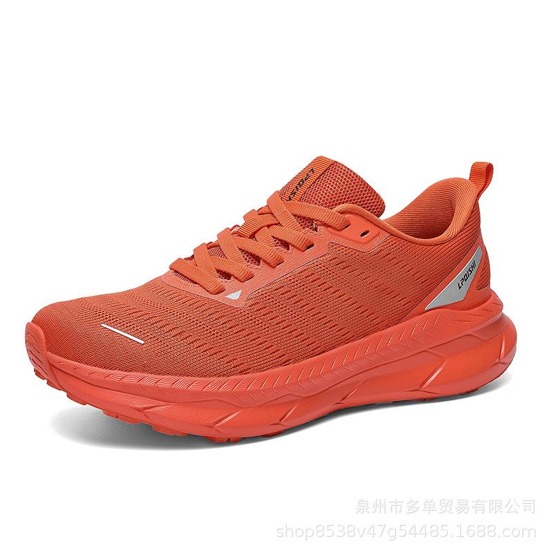 

Large size breathable low-top fly-woven mesh shoes, light cushioning and comfortable sports running shoes, outdoor casual shoes 39 оранжевый