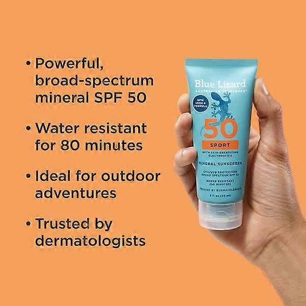 Sonnencreme, Sport Mineral Sonnencreme, LSF 50, 3 fl oz (89 ml)
