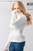 [TOYBARJAPAN] CJG-W011D Bishoujo Winter White High Neck Sweater for 16 Scale Action Figures with TBLeague Body (Head, Body, and Other Outfits Not