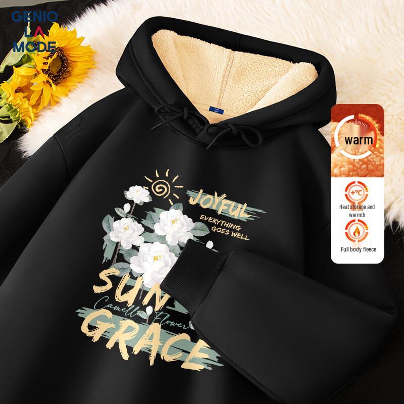 

GENIOLAMODE Men s Heavyweight Fleece Lined Hoodie M