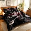 Rammstein Bedding Quilt Set Quilt Cover Pillowcase Home Decoration Birthday Gift (1 * duvet cover + 2 * pillowcase, without core)