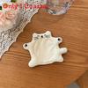 Creative Animal Cartoon Coasters With Insulation And Plush Fabric For Home Decor