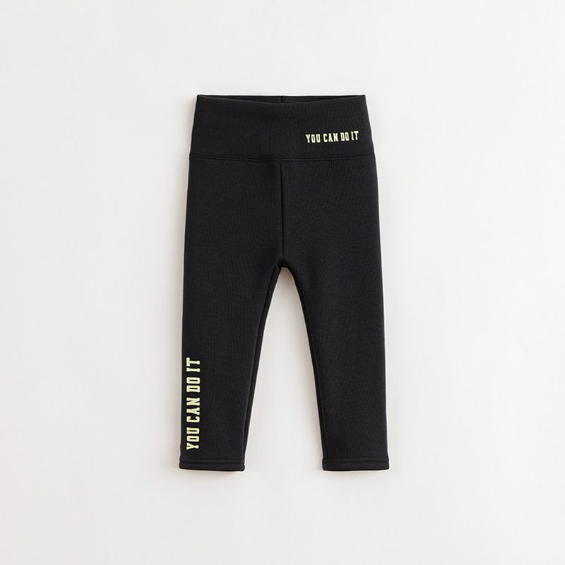 Mark Jenny Black Technology Heat Storage Stretch Leggings