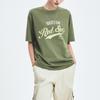 New MLB T Shirts Unisex Green 3ATSV0553-43KAL