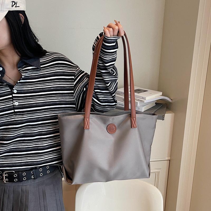 KAILICROWN Water-Resistant Nylon Tote: Women s Casual Large-Capacity Shoulder Handbag Small