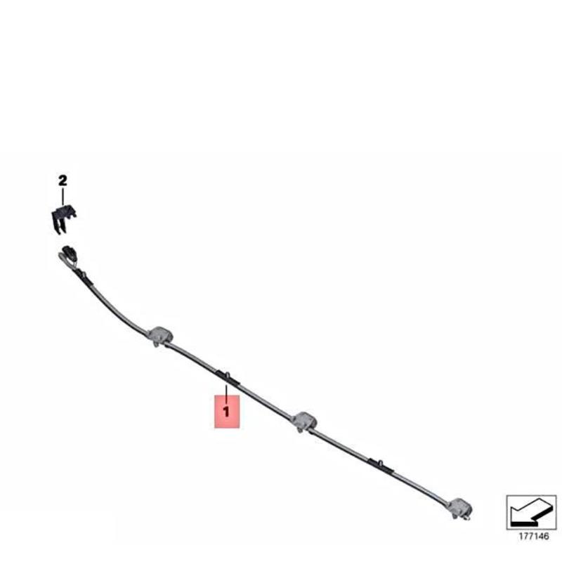 Effiziente Scheibenwaschdüse 61677196950 für F07 520D 530D 535D 2009-2017 Verbesserte Flüssigkeitsabdeckung