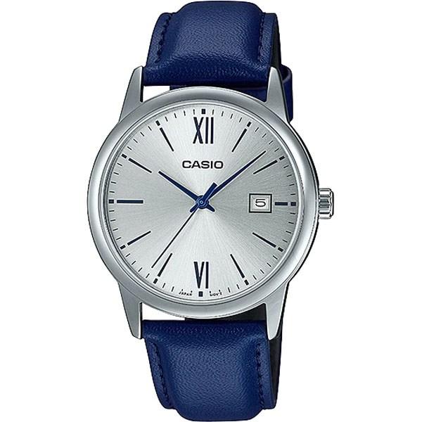 

Casio Мужские наручные часы с кожаным ремешком MTP-V002L-2B3U