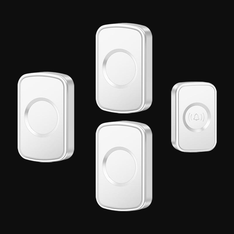 Smart Wireless Doorbell for Home: Ultra-Long Range, Remote Control, Ideal for Elderly. белый