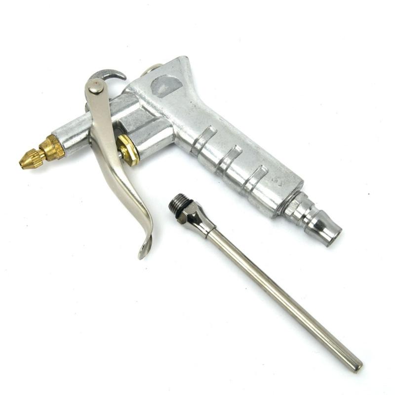 Industrial Air Blow Guns with Adjustable Air Flow Nozzle Extension Pneumatic Air Compressor Accessory Tool Dust Blow