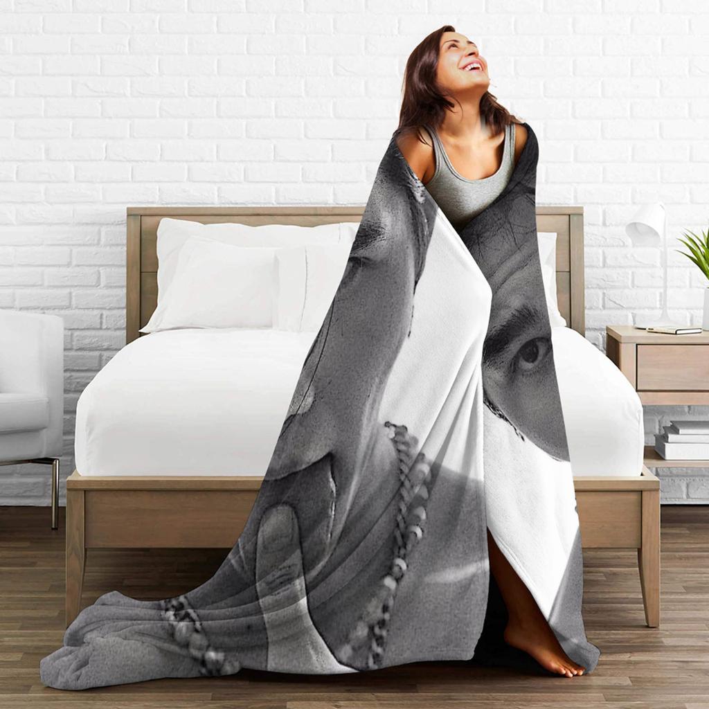 Jeff Satur Warm Soft Blanket Students Plush Throw Blanket Novelty Living Room Flannel Bedspread Sofa Bed Cover