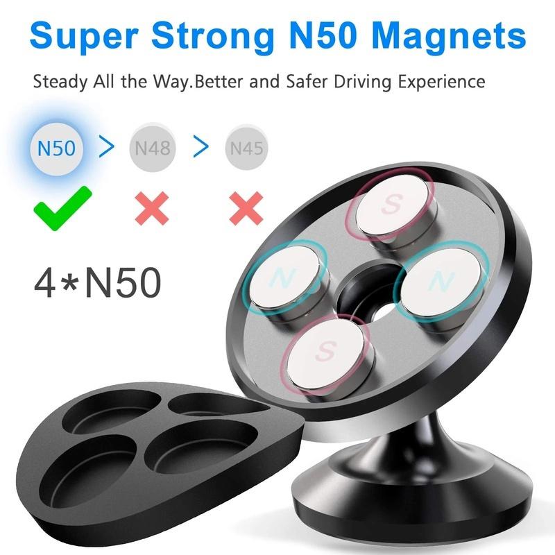 Magnetic Car Phone Holder Multifunction Air Outlet Mount Strong Magnet Stand for IPhone Xiaomi Samsung Auto Interior Accessories