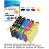 Epson WF-2510 Ink Cartridge - K2PRINT - Pack of 5 - Black, Cyan, Magenta, Yellow