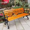 Outdoor Solid Wood Park Bench