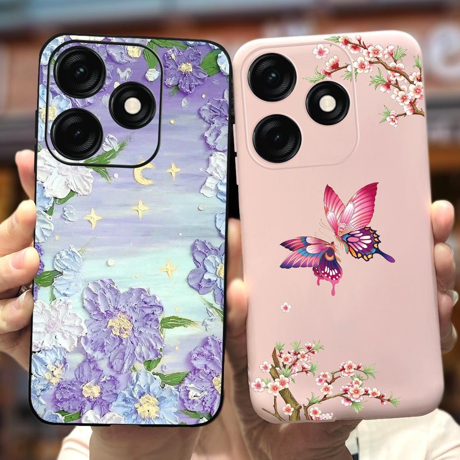For Tecno Spark 20C Case BG7n Cute Dinosaur Cartoon Cover Soft Silicone Phone Case For Tecno Spark 20 Pro Spark20 C Shell Bumper