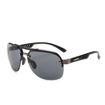 New Sunglasses UV 400 Retro Punk Frameless Rectangular Men's Fashion Small Frame Sunglasses