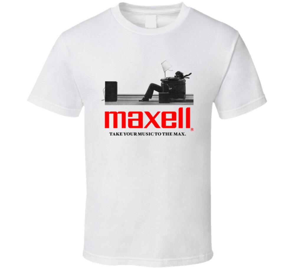 Maxell Casette Tape Blown Away T Shirt